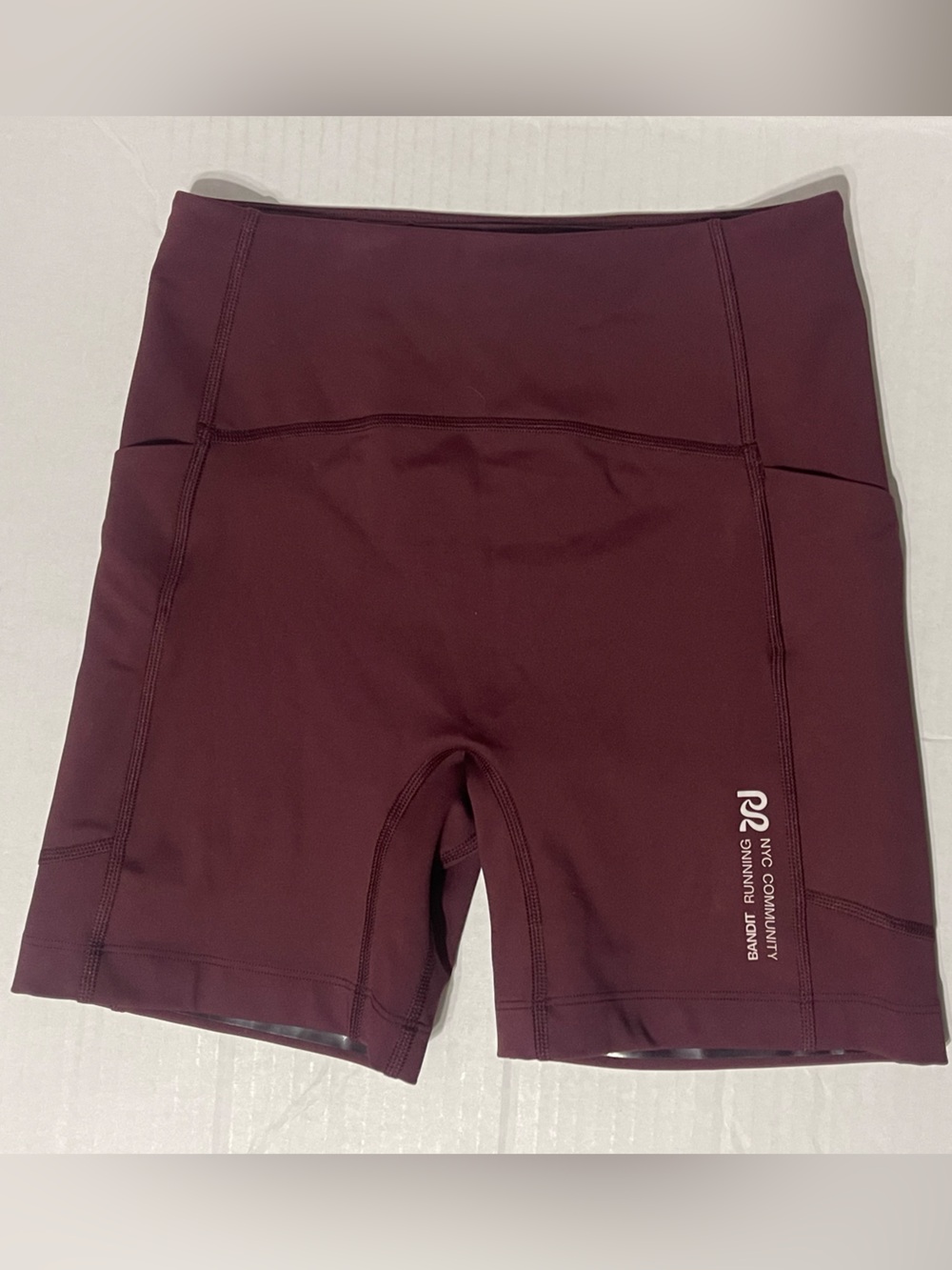 Bandit Stamina High Waist 5" Compression Shorts - Size XS - Port - NWOT